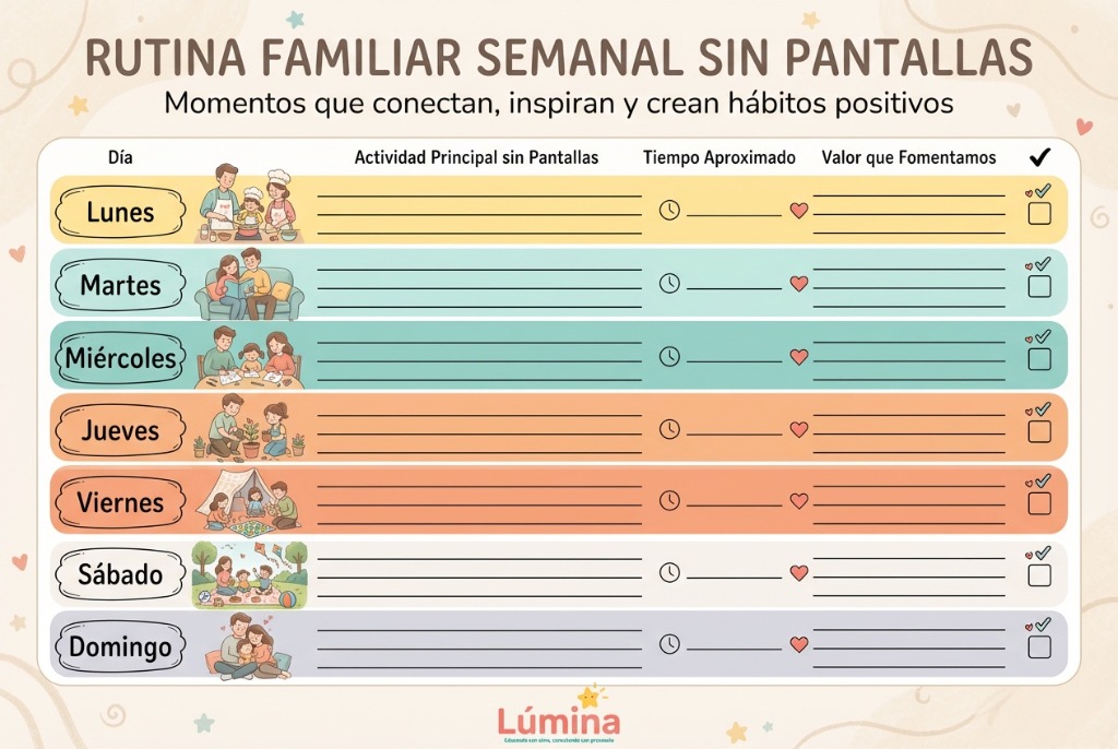 Rutina Familiar Semanal